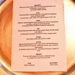 Menu Menu